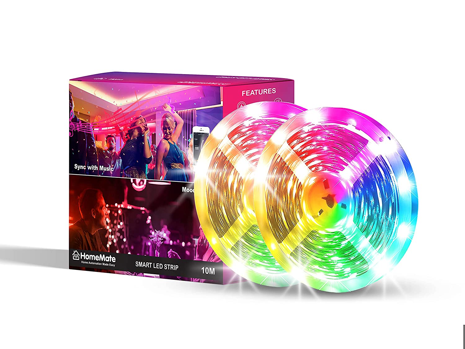 Buy HomeMate Wi-Fi Multicolour Smart LED