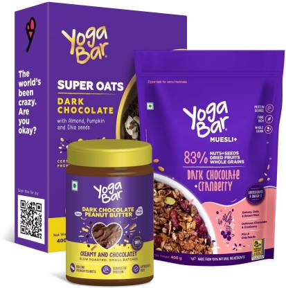 Yogabar Chocolatey Breakfast Combo | Dar