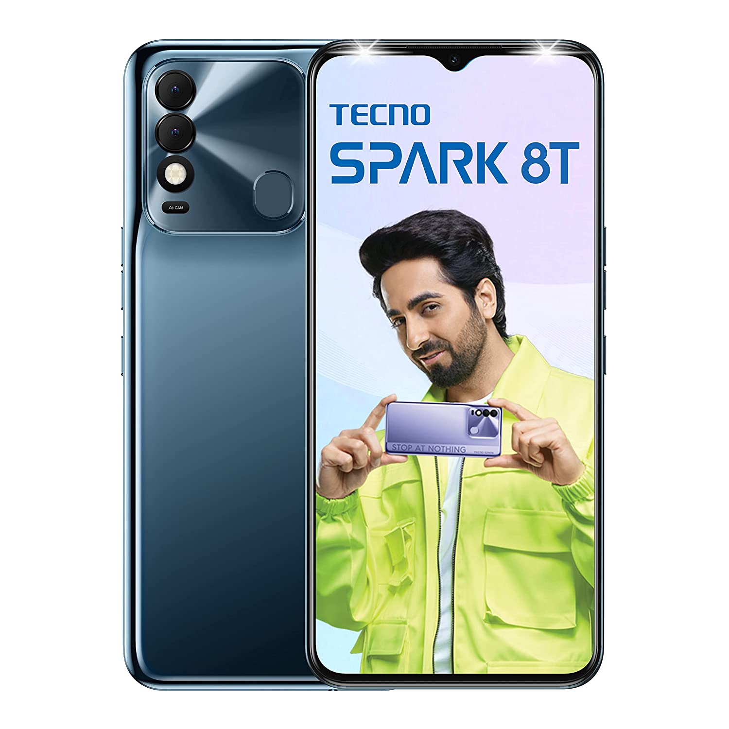 Tecno Spark 8T (Atlantic Blue,7GB Expand