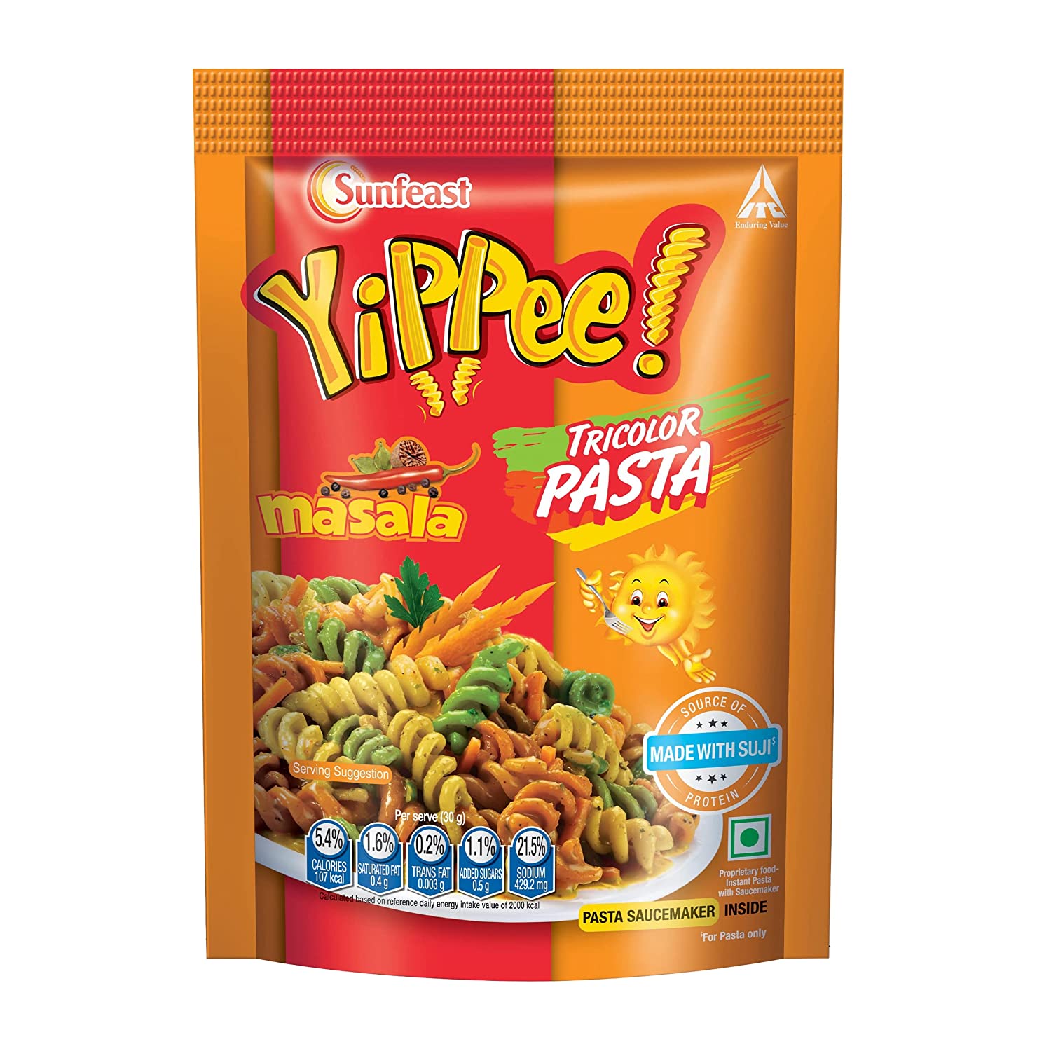 Sunfeast YiPPee! Tricolor Instant Pasta,