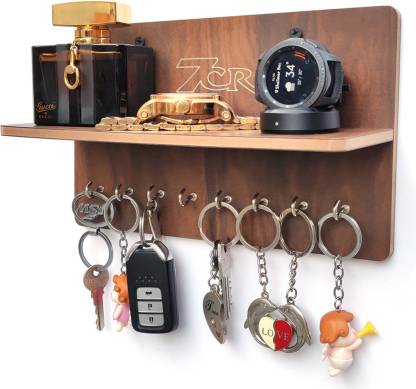 7CR key holder F shelf (WB) Wooden Key H