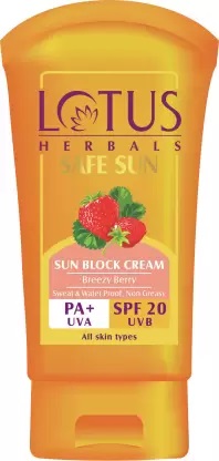 LOTUS HERBALS HERBALS SAFE SUN SUN BLOCK