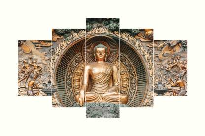 CIRCADIAN Gold Buddha Art Print Design S