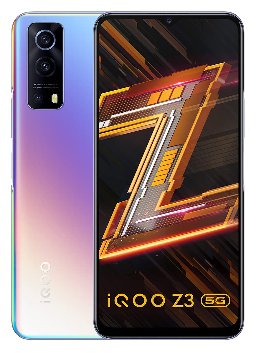 iQOO Z3 5G (Cyber Blue, 8GB RAM, 256GB S