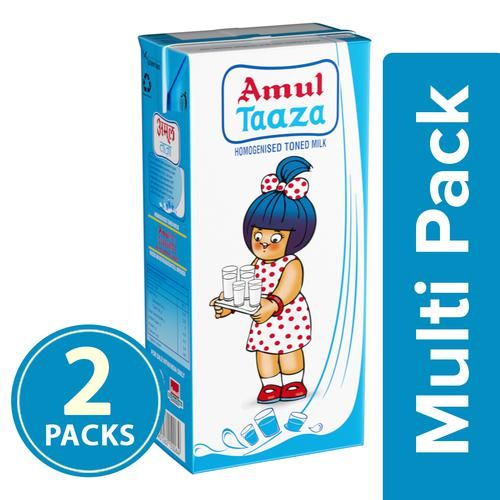 Buy Amul Taaza Homogenised Toned Milk On