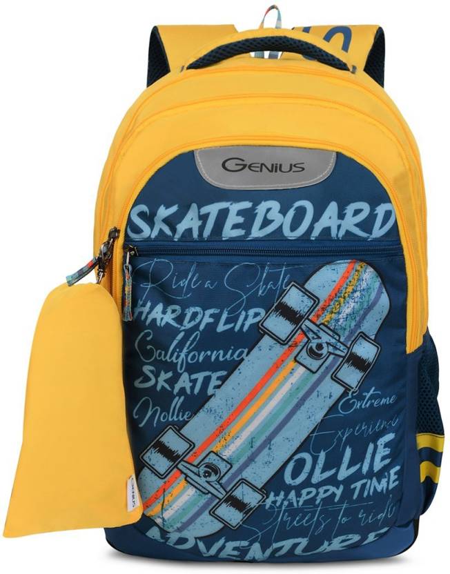 GENIUS by SAFARI Skater 34L Blue school,