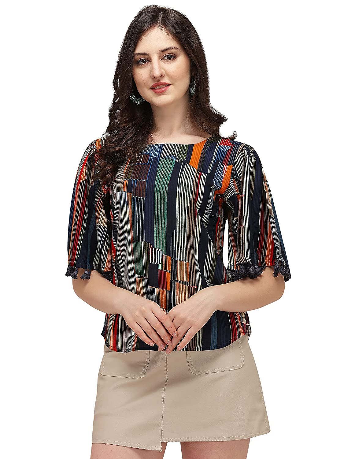 Buy DHRUVI TRENDZ Women Printed Slub Ray