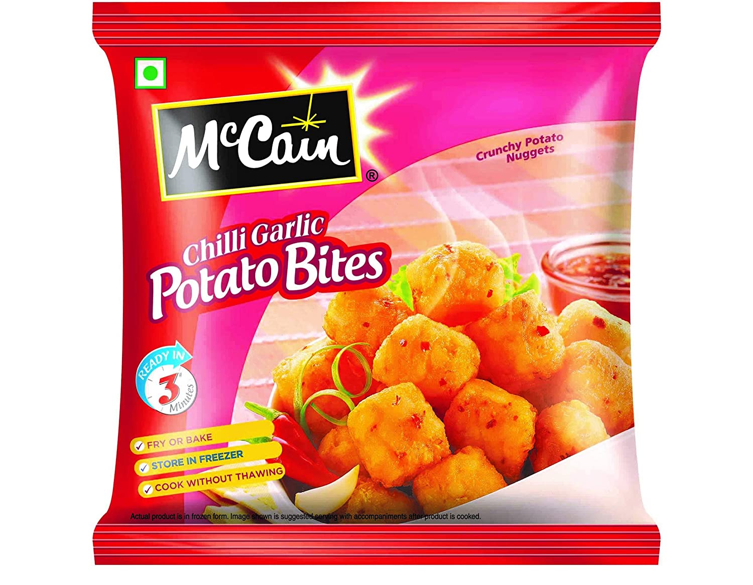 McCain Chilli Garlic Potato Bites, 420g 