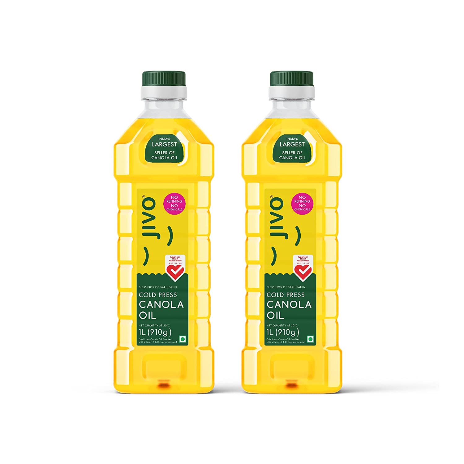 Jivo Canola Cold Press Edible Oil Pack o