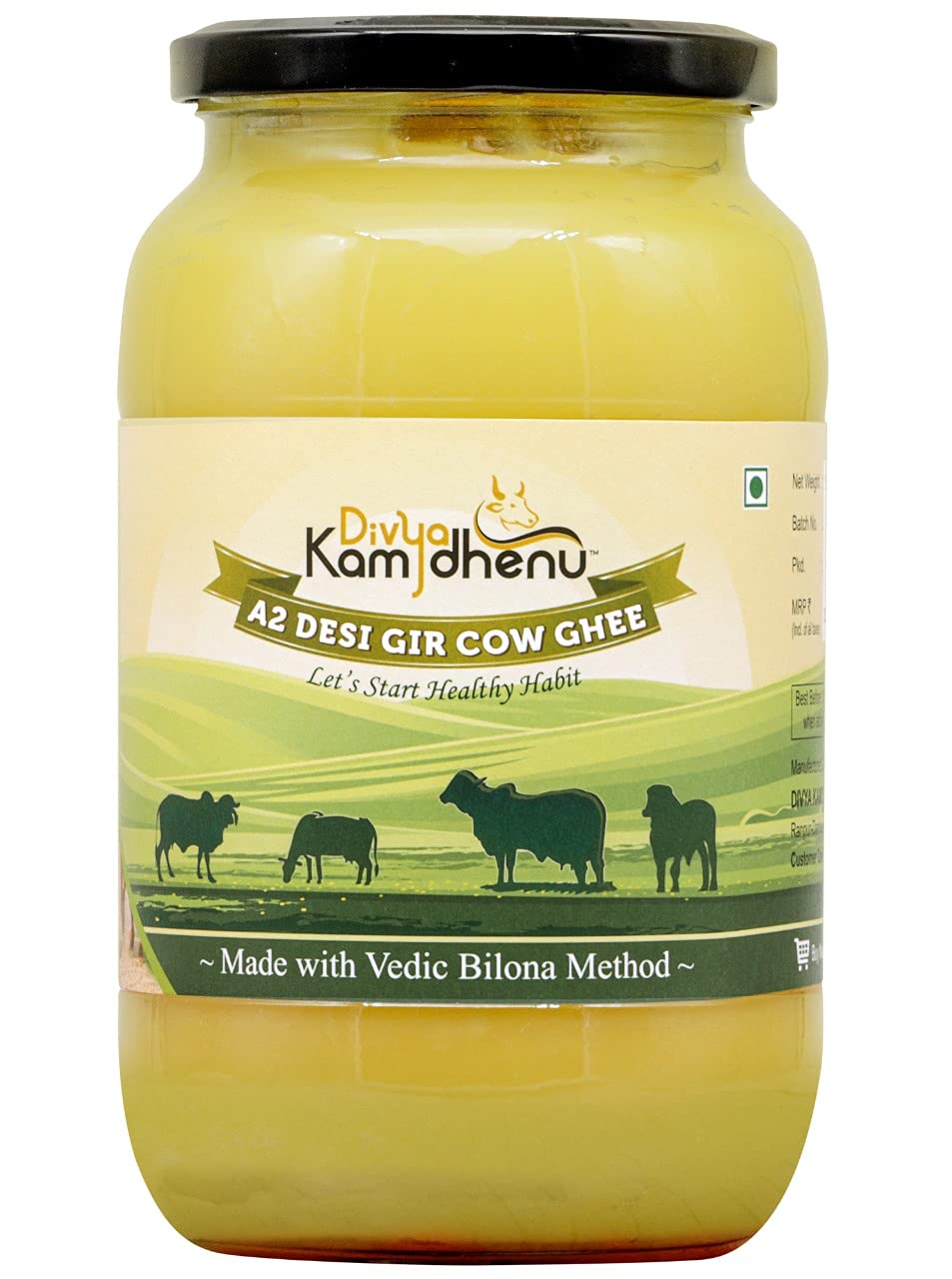 Divya Kamdhenu Gir Cow Organic A2 Ghee V