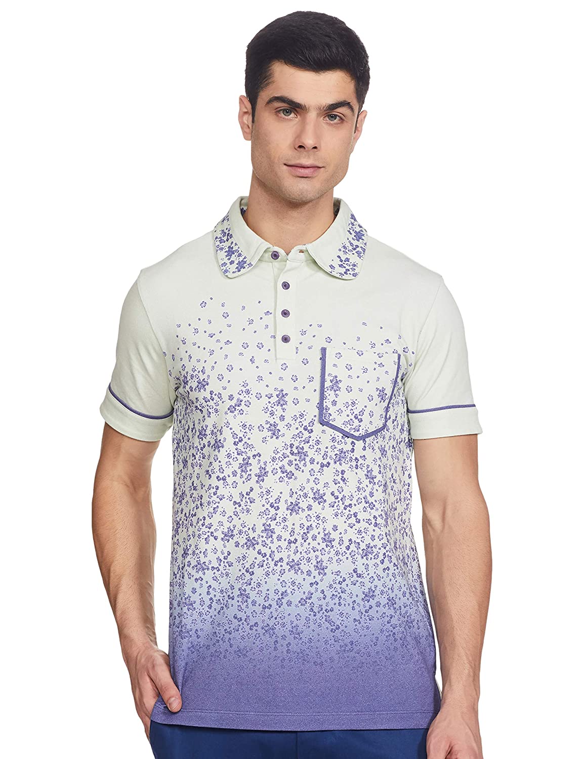 Buy RIVER ASHISH N SONI Printed Polo T-S