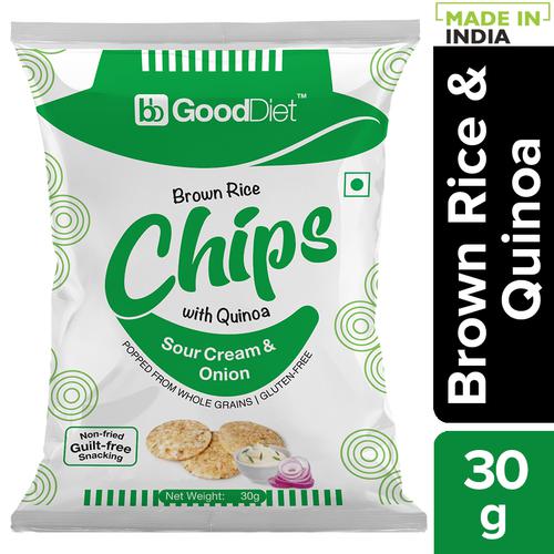 Buy GoodDiet Brown Rice Chips With Quino