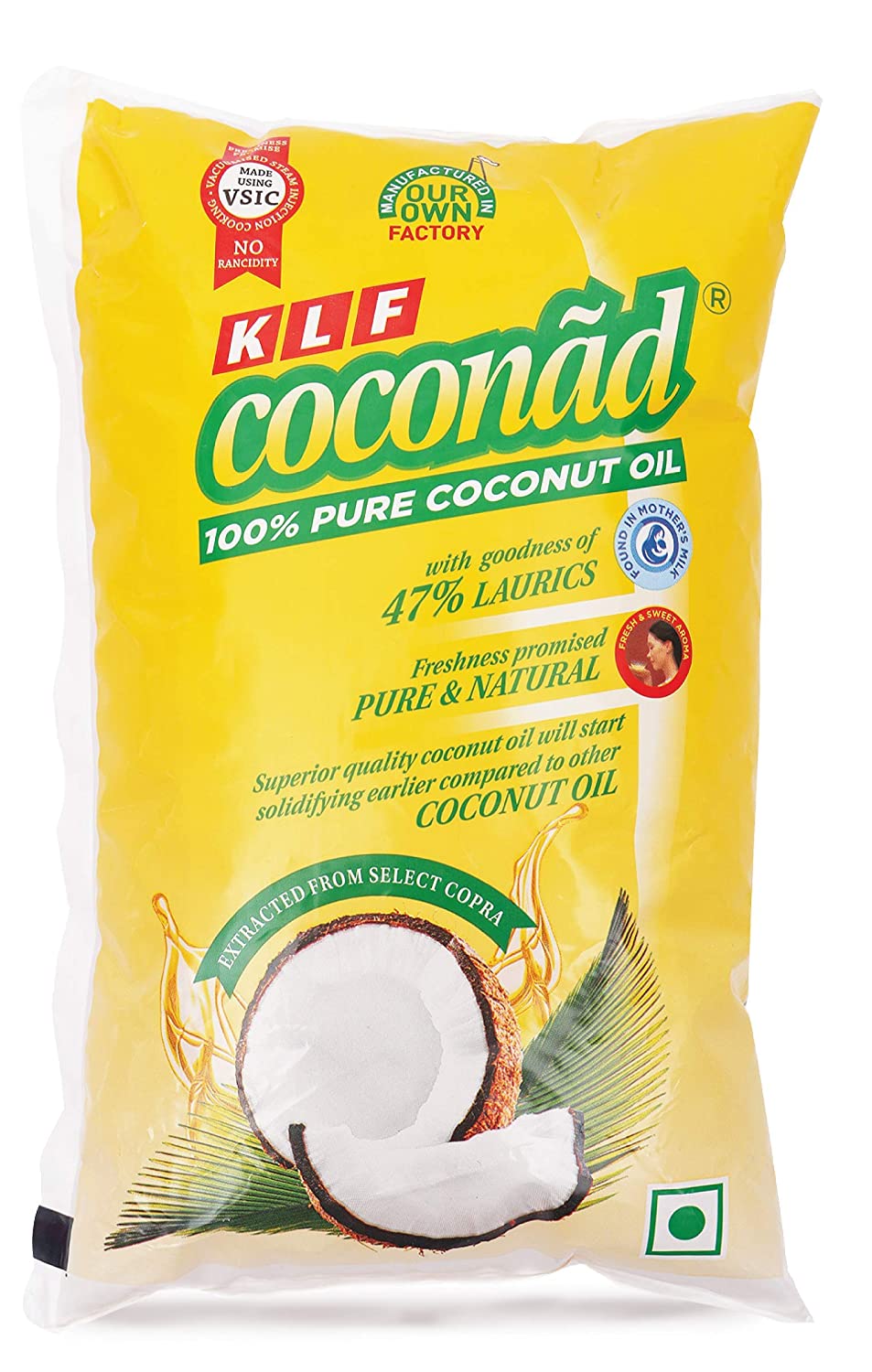 KLF Coconad Pure Coconut Cooking Oil Pou