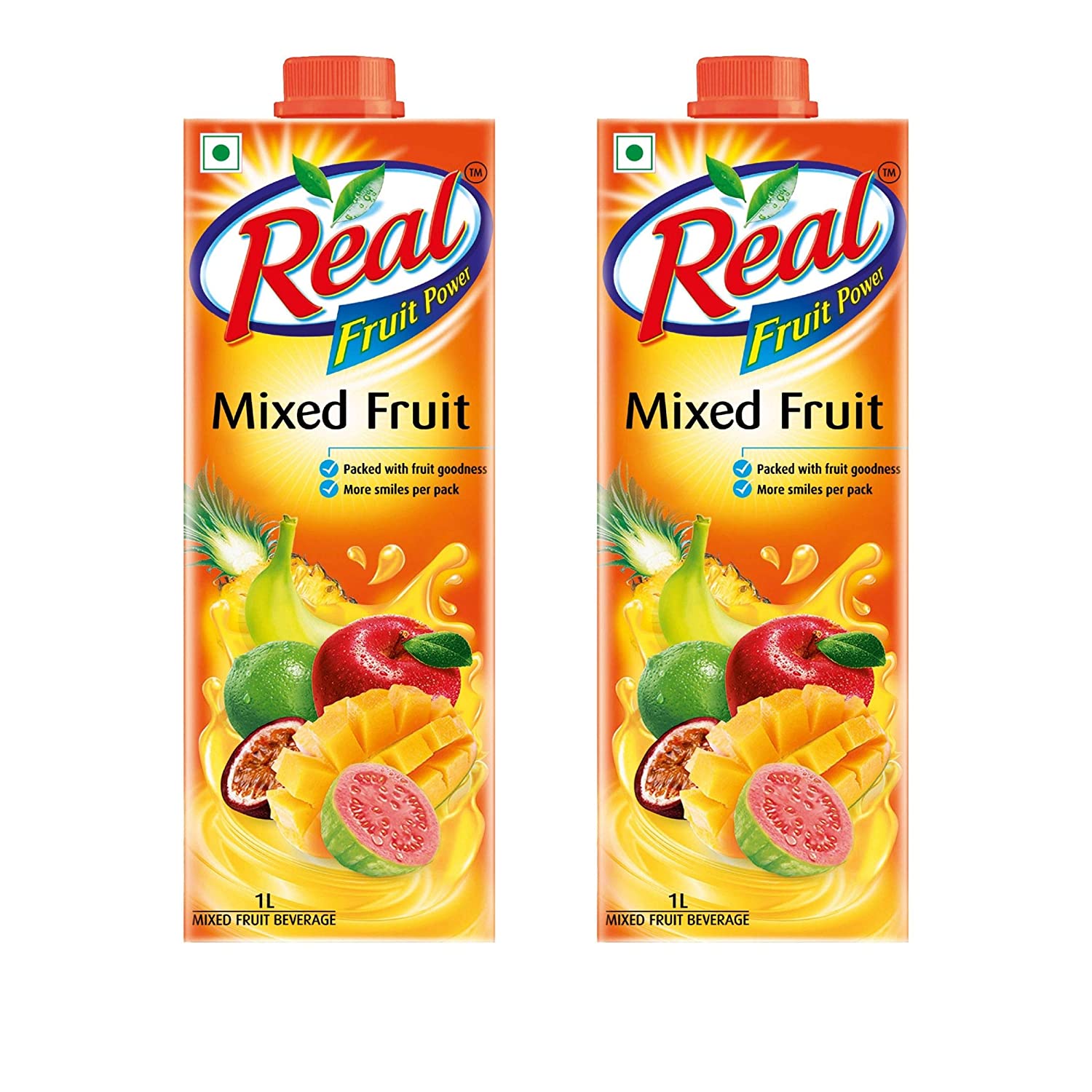 Real Fruit Power, Mixed Fruit, 1L (Pack 