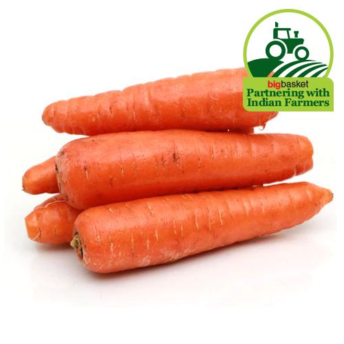 Fresho Carrot - Orange, 500 g