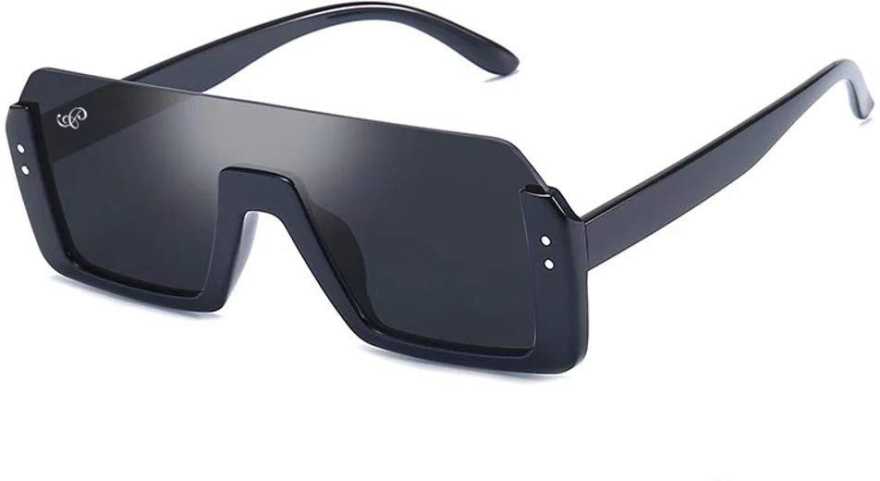 Buy PIRASO Retro Square Sunglasses Black