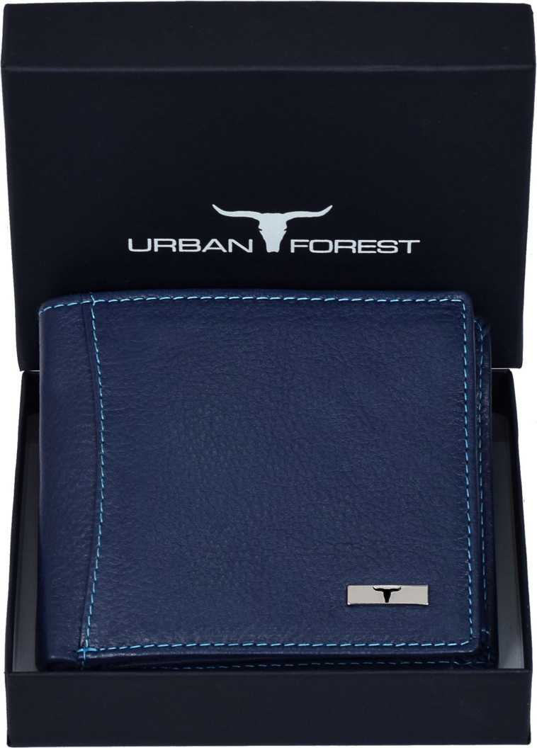 URBAN FOREST Men Blue Genuine Leather Wa