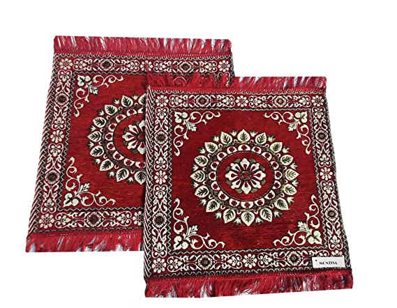 Buy MONTISA® Velvet Pooja Mat for Sitti