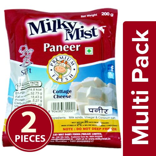 Buy Milky Mist Paneer - Premium Fresh 2x