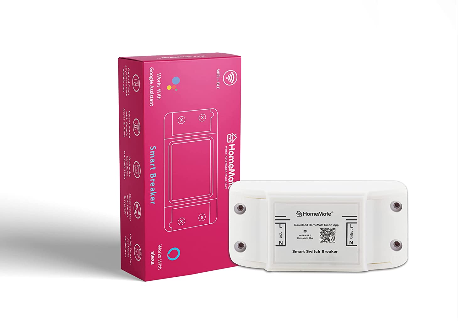 Buy HomeMate WiFi+Bluetooth Smart Switch