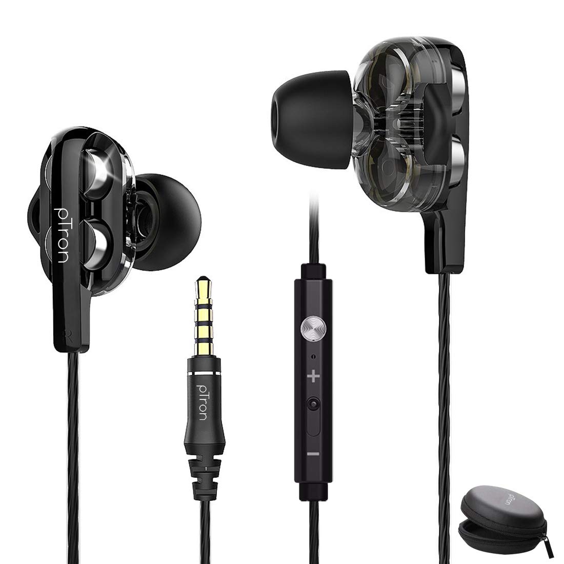 PTron Boom Ultima V2 Dual Driver, in-Ear