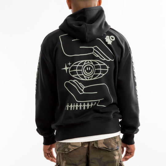 Buy Glow In The Dark Black Hoodie Online