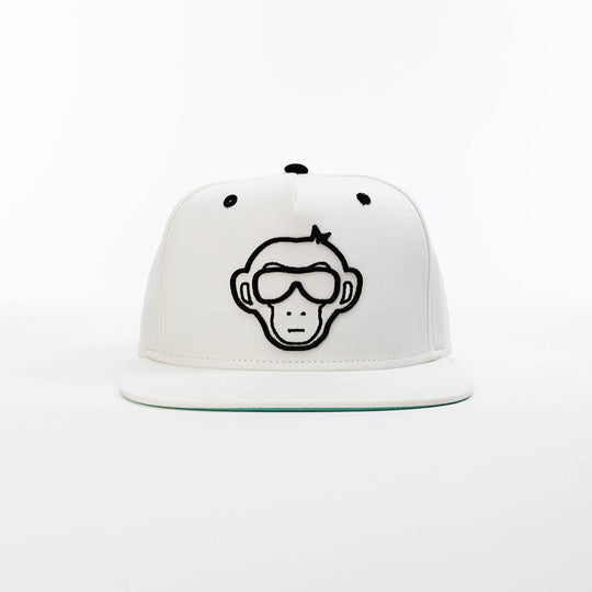 Buy White UM Logo Snapback Cap Online