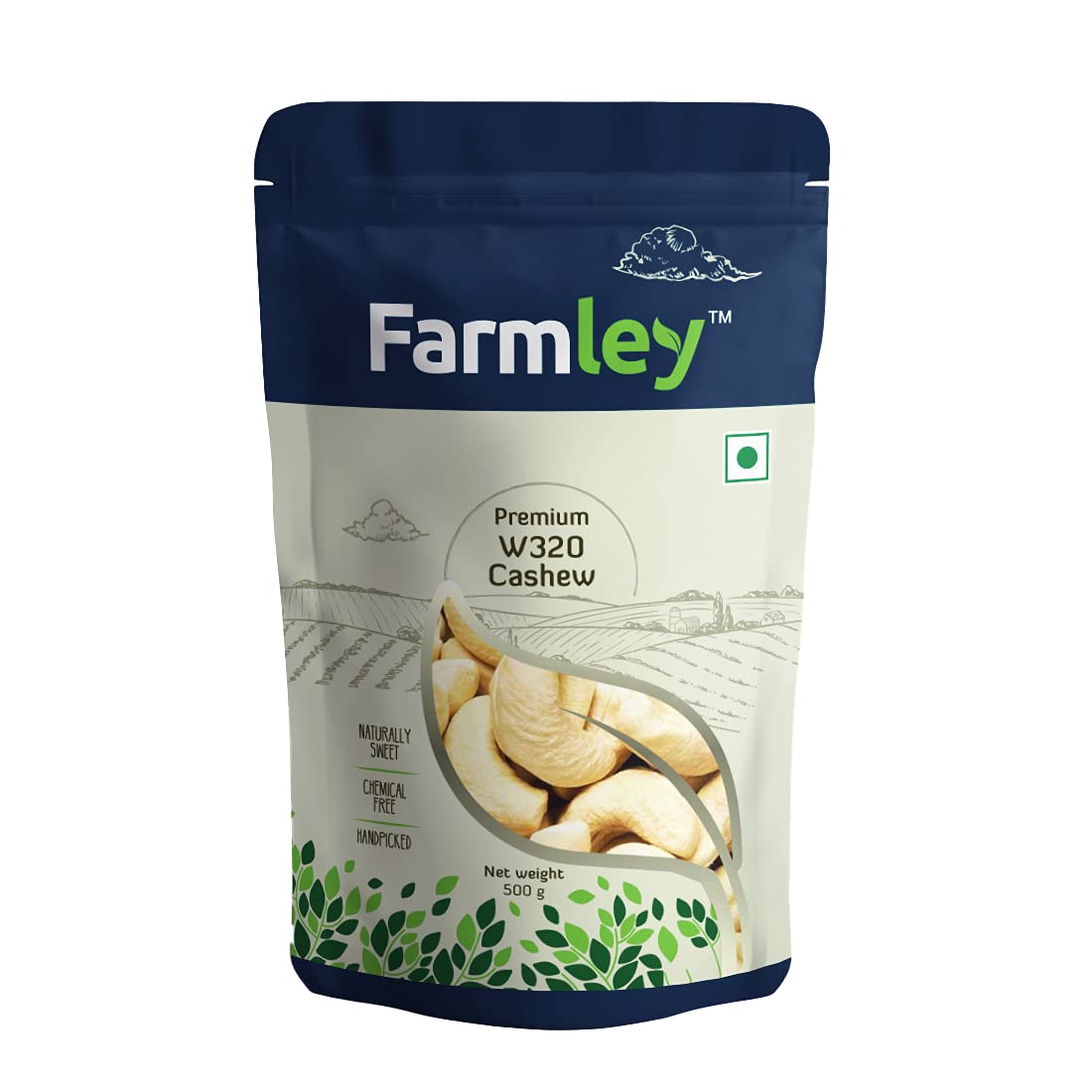 Farmley Premium W320 Cashew, Crunchy Raw