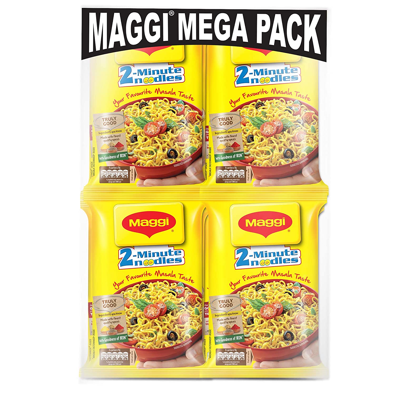 Maggi 2-Minute Noodles Masala, 70g (Pack