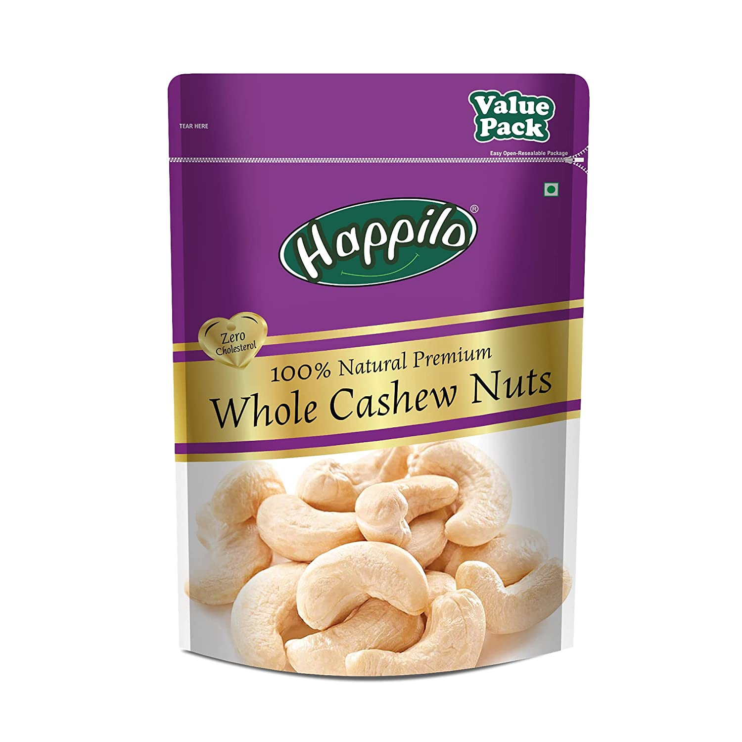 Happilo 100% Natural Premium Whole Cashe