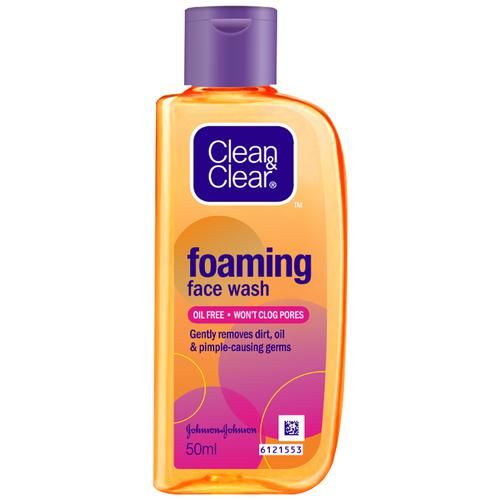 Buy Clean Clear Face Wash Foaming 50 Ml 