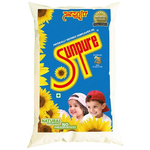 Buy Sunpure Refined Sunflower Oil 1 Ltr 