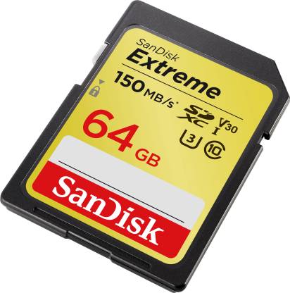 SanDisk Extreme SDXC UHS-1 64 GB SDXC Cl