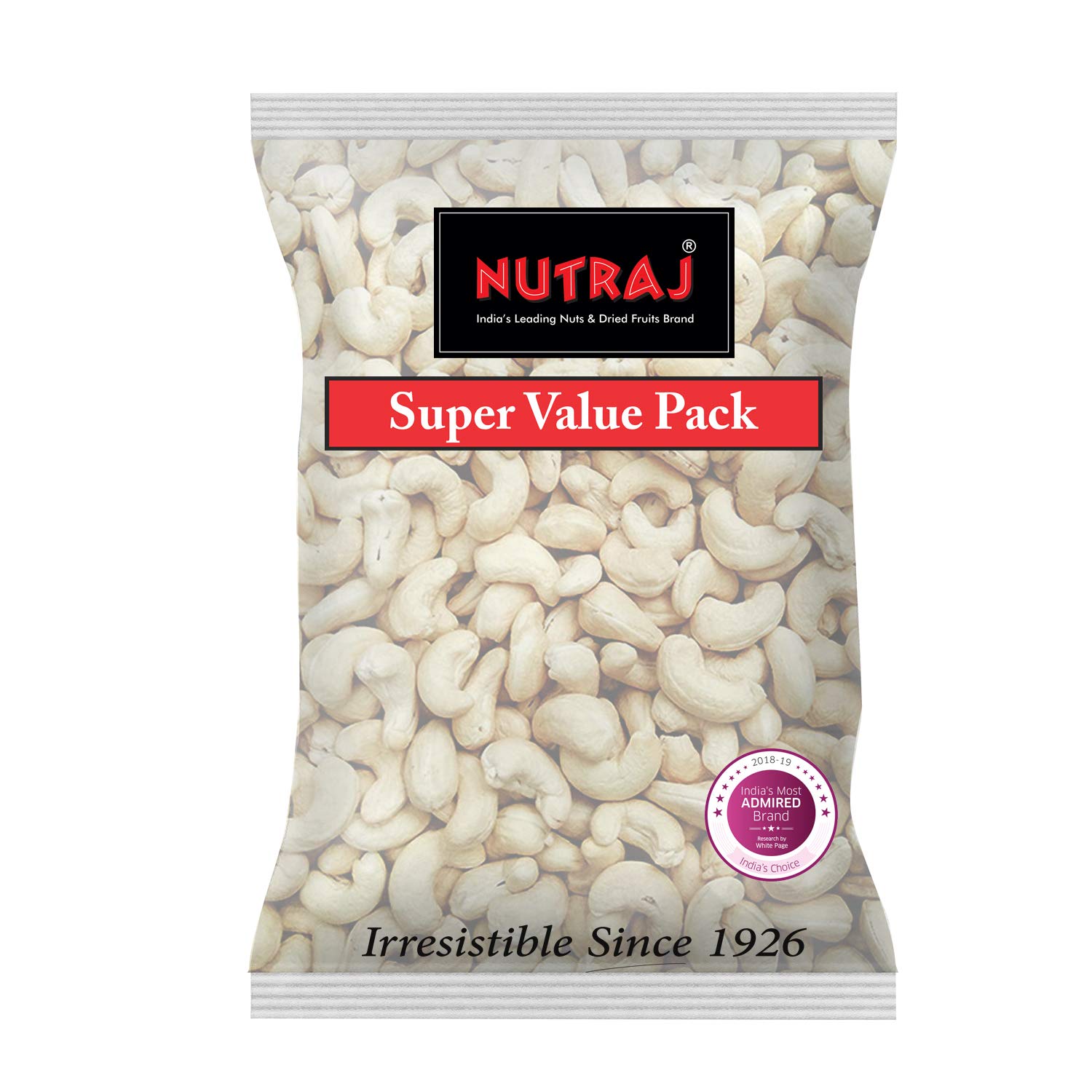 Nutraj 100% Natural Premium Whole Cashew