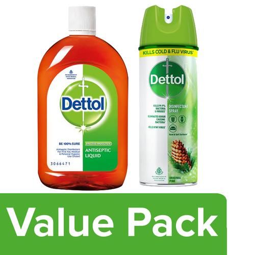 Buy Dettol Antiseptic Liquid 550 ml + Di