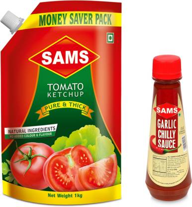 sams Combo Pack Tomato Ketchup 1kg Pouch