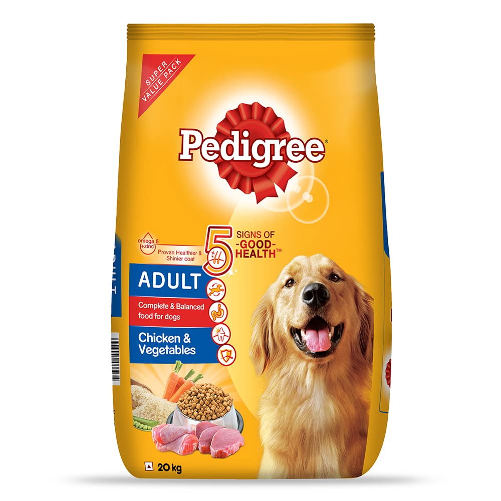 Pedigree Adult Dry Dog Food, Chicken & V