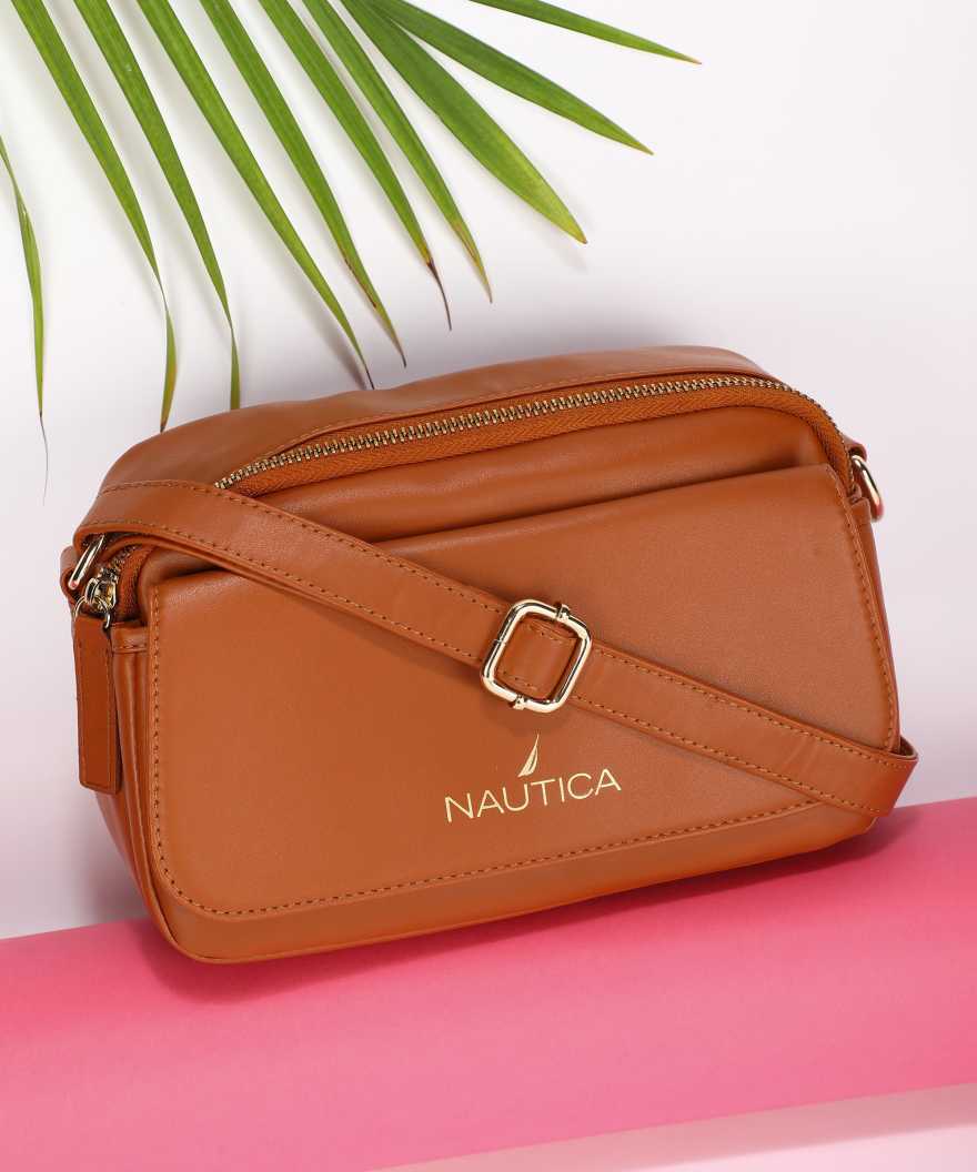 Nautica Tan Sling Bag NTSL4008TAN Tan - 