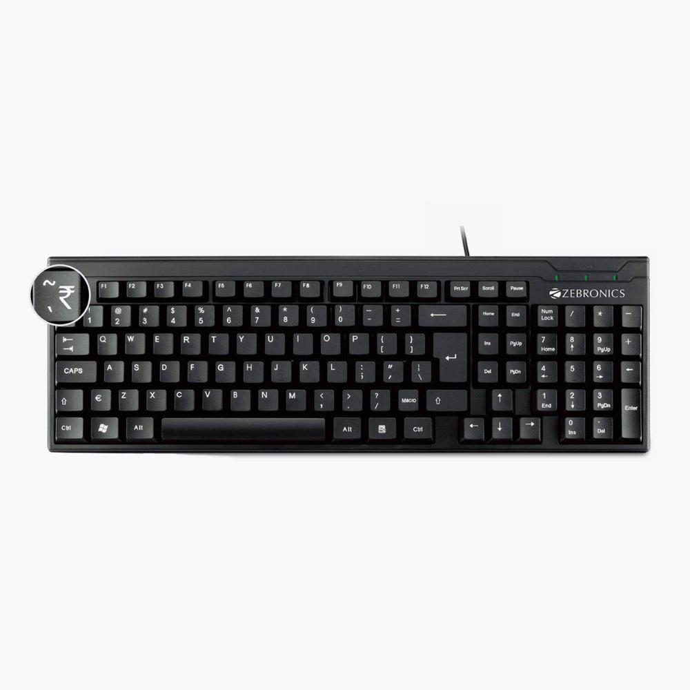 Zebronics ZEB-K35 Wired Keyboard with Sp