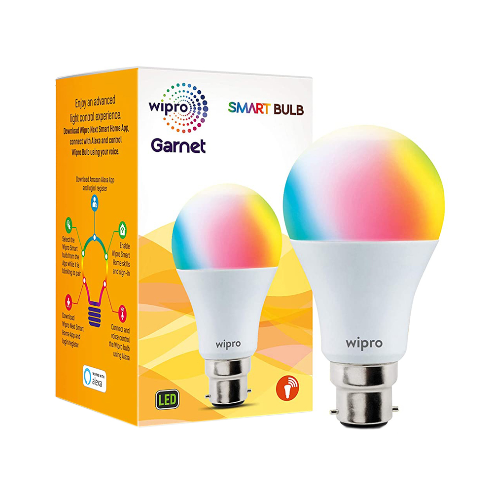 Wipro Garnet 9 Watts B22 NS9001 Smart Li