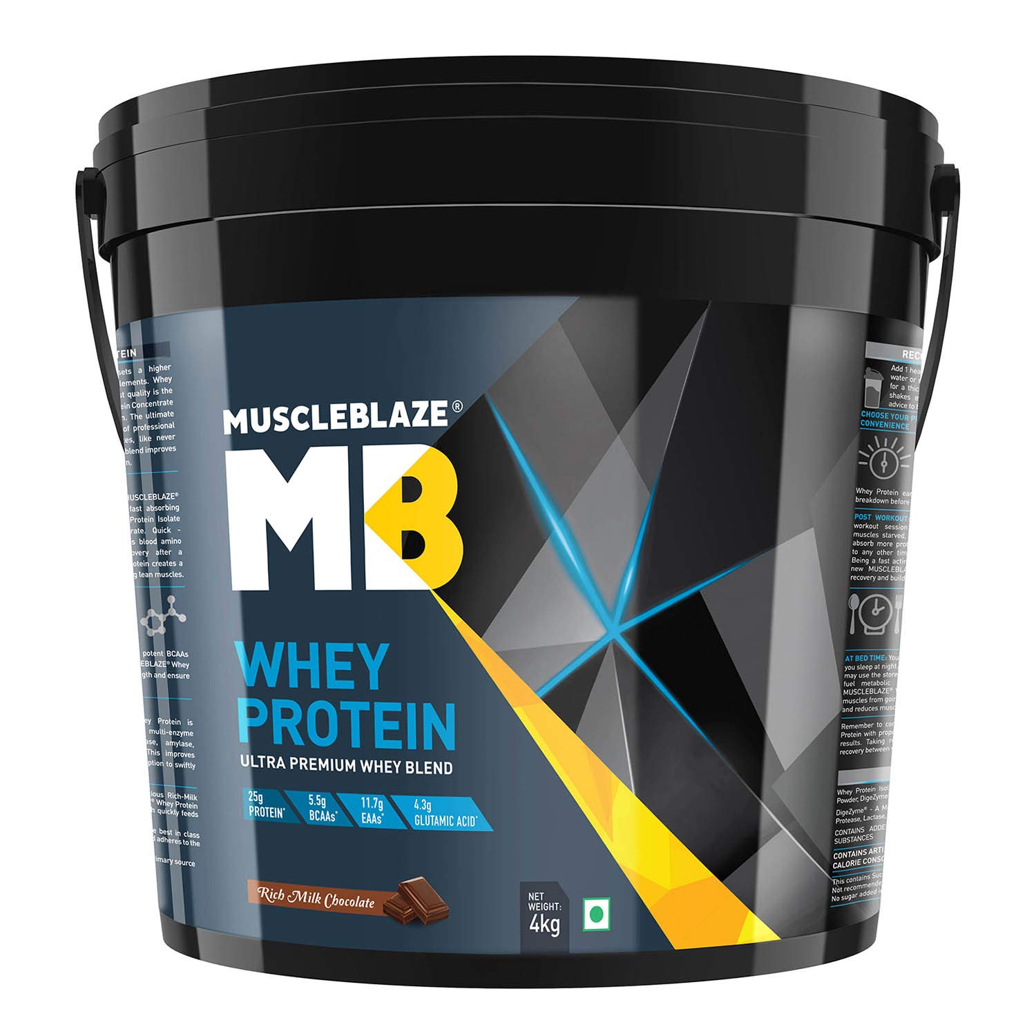 MuscleBlaze 100% Whey Protein, Ultra Pre