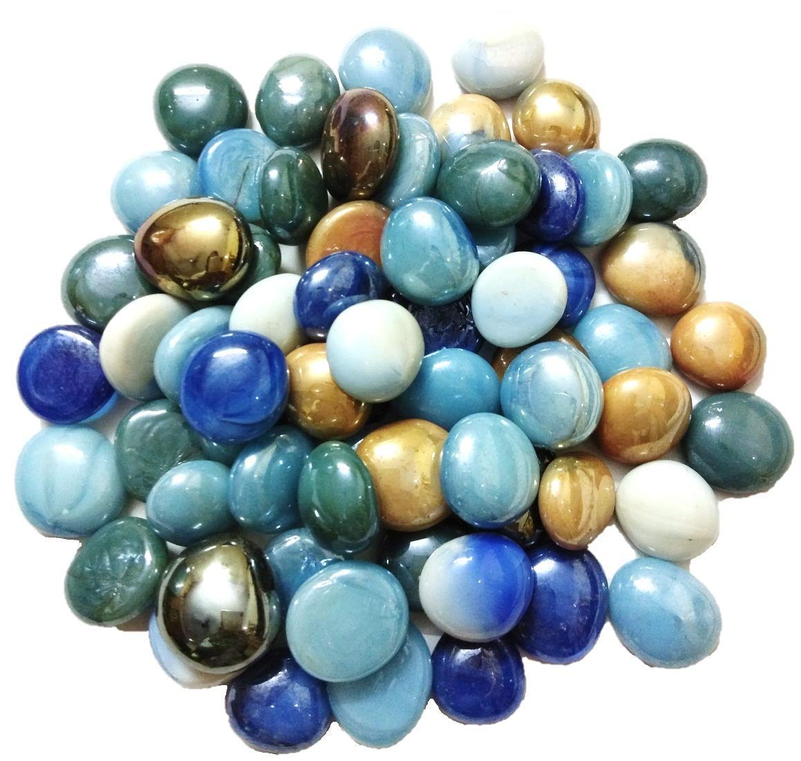 DS1 Glass Stone Pebbles (Multicolour), M