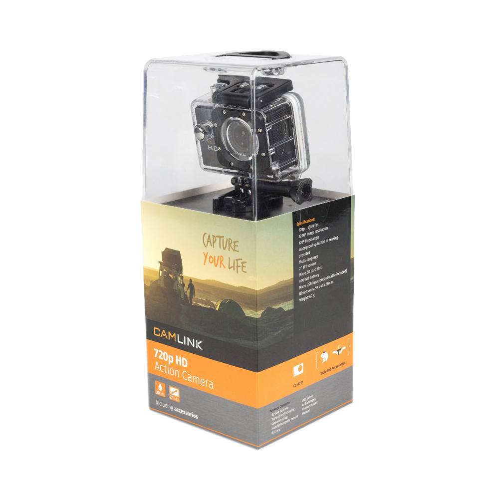 Camlink CL-AC11 Action Camera with 12MP 