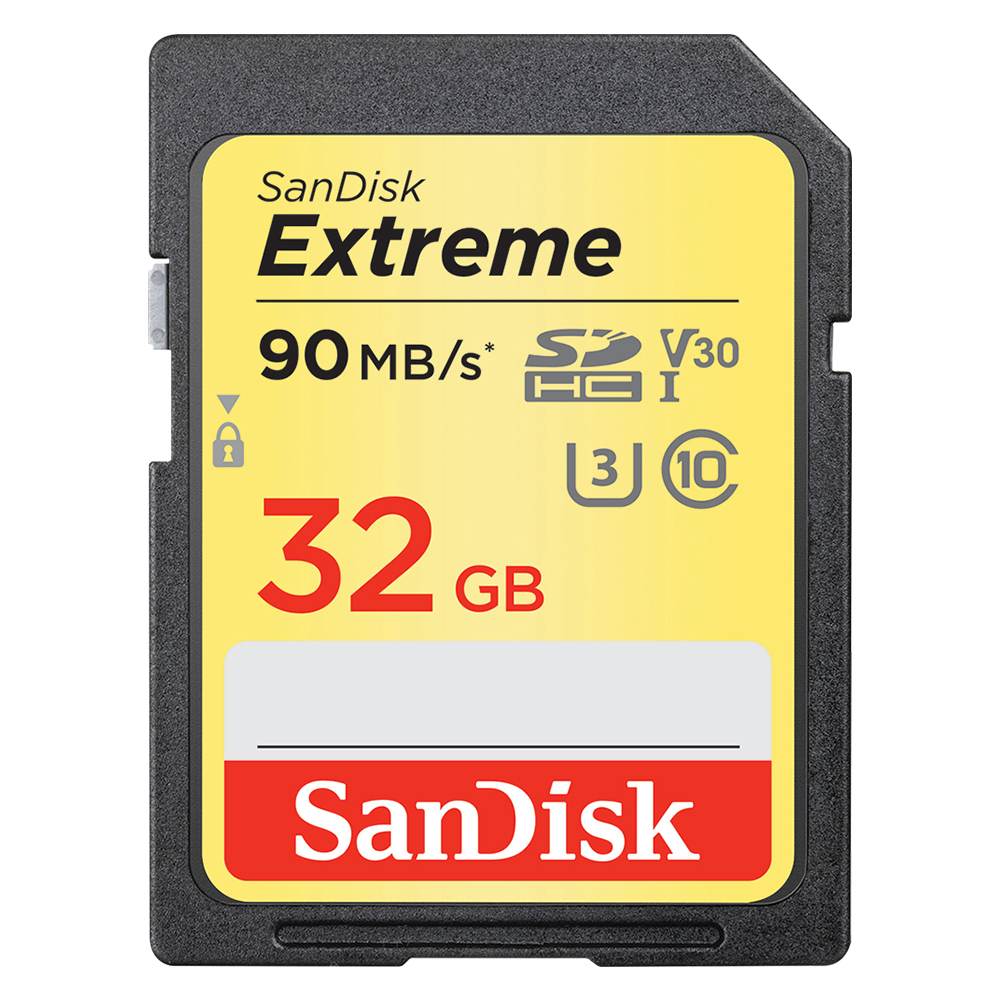 Sandisk Extreme 32 GB SDHC Memory Card