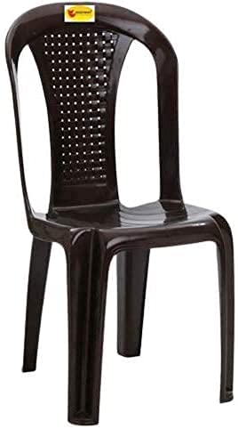 Bharat Sales Modern Plastic Chair ( Brow