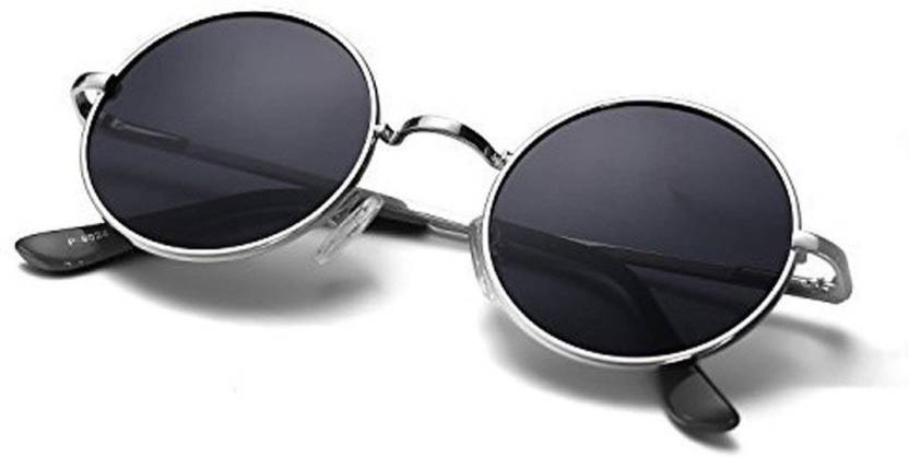 Buy I Flash Round Sunglasses Black For M