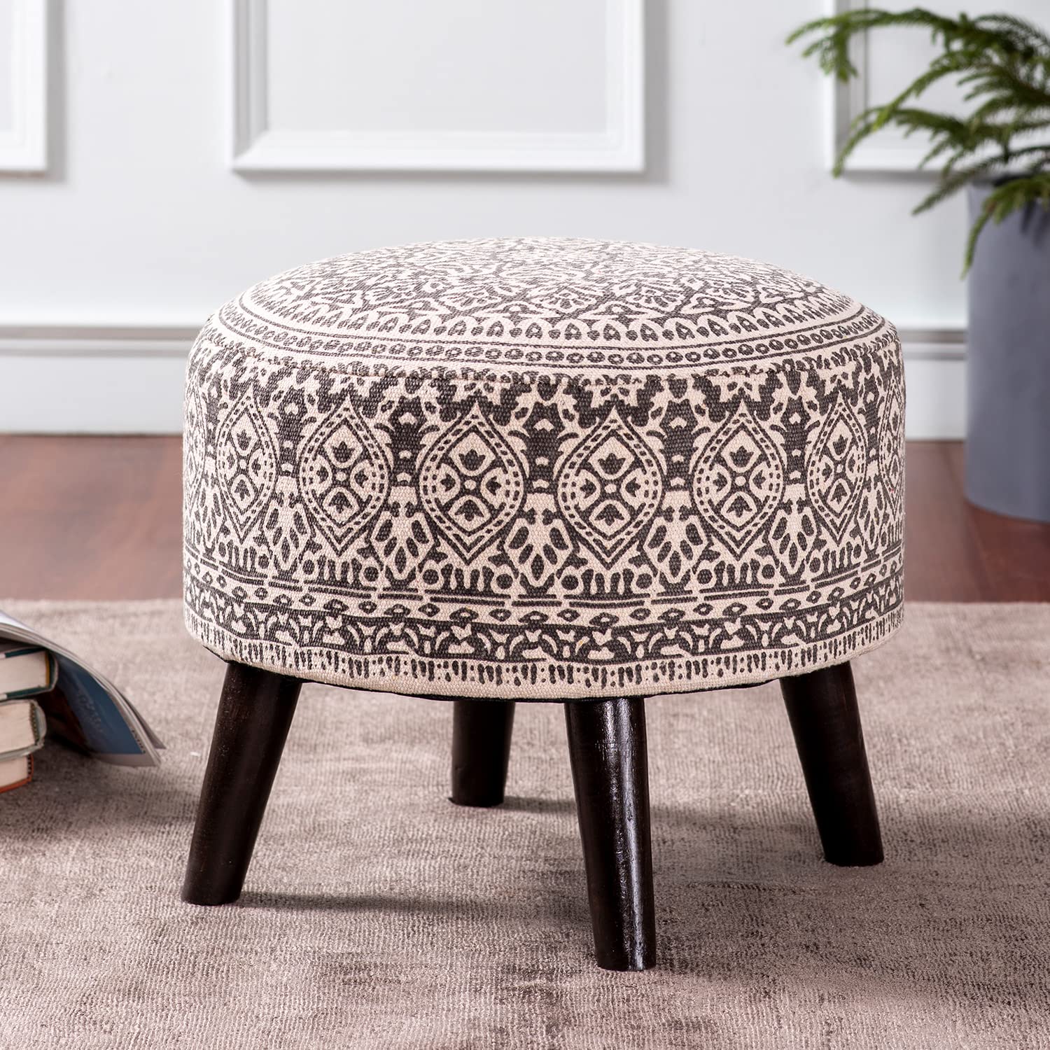 Nestroots Stool Ottoman for Living Room 